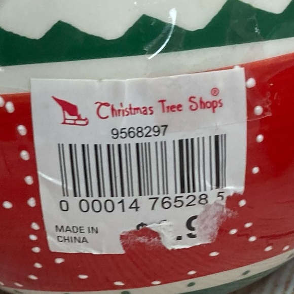 Christmas Ornament Coffee Cup Christmas Tree Shops Set Of 5 - Picture 11 of 11